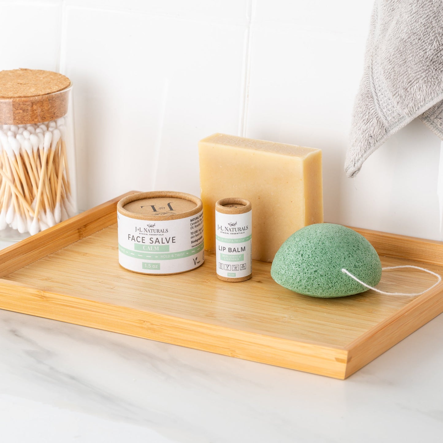 Eco-Friendly & All Natural Simple Skincare Kit - for Oily, Sensitive, Dry, Mature, Dull Skin