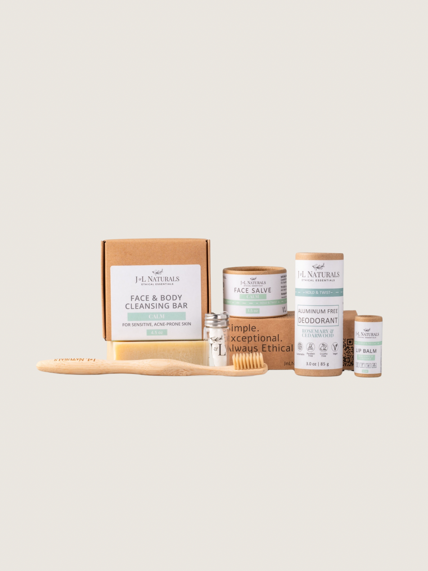 Eco-Friendly & All-Natural Simple Self Care Kit