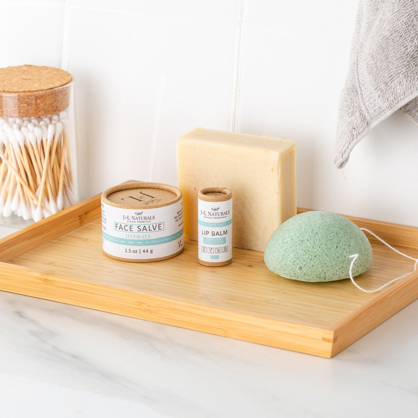 Eco-Friendly & All Natural Simple Skincare Kit - for Oily, Sensitive, Dry, Mature, Dull Skin