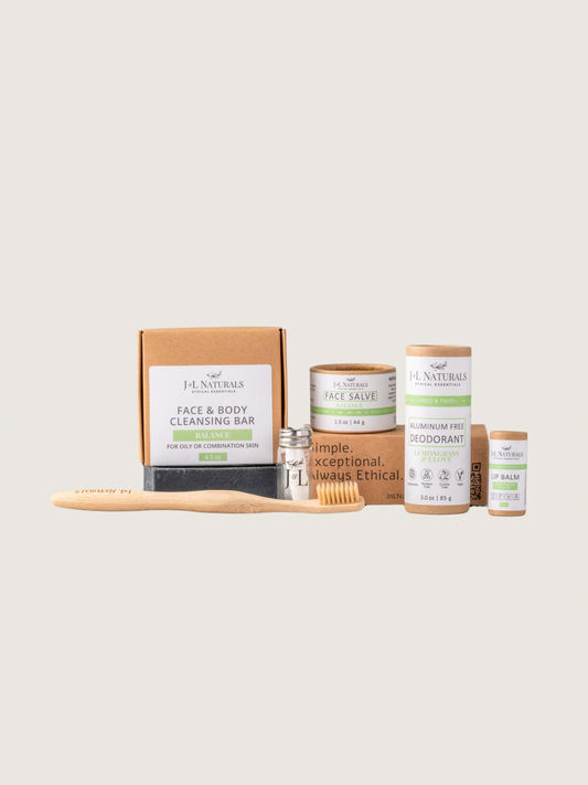 Eco-Friendly & All-Natural Simple Self Care Kit