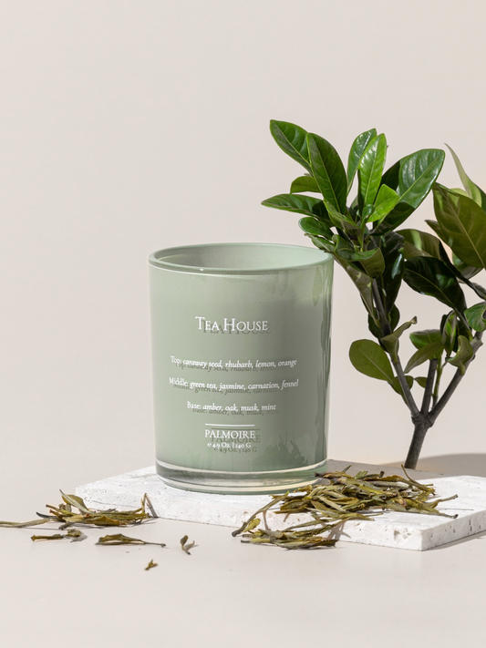 Tea House Luxurious Soy Wax Candle - Green Tea