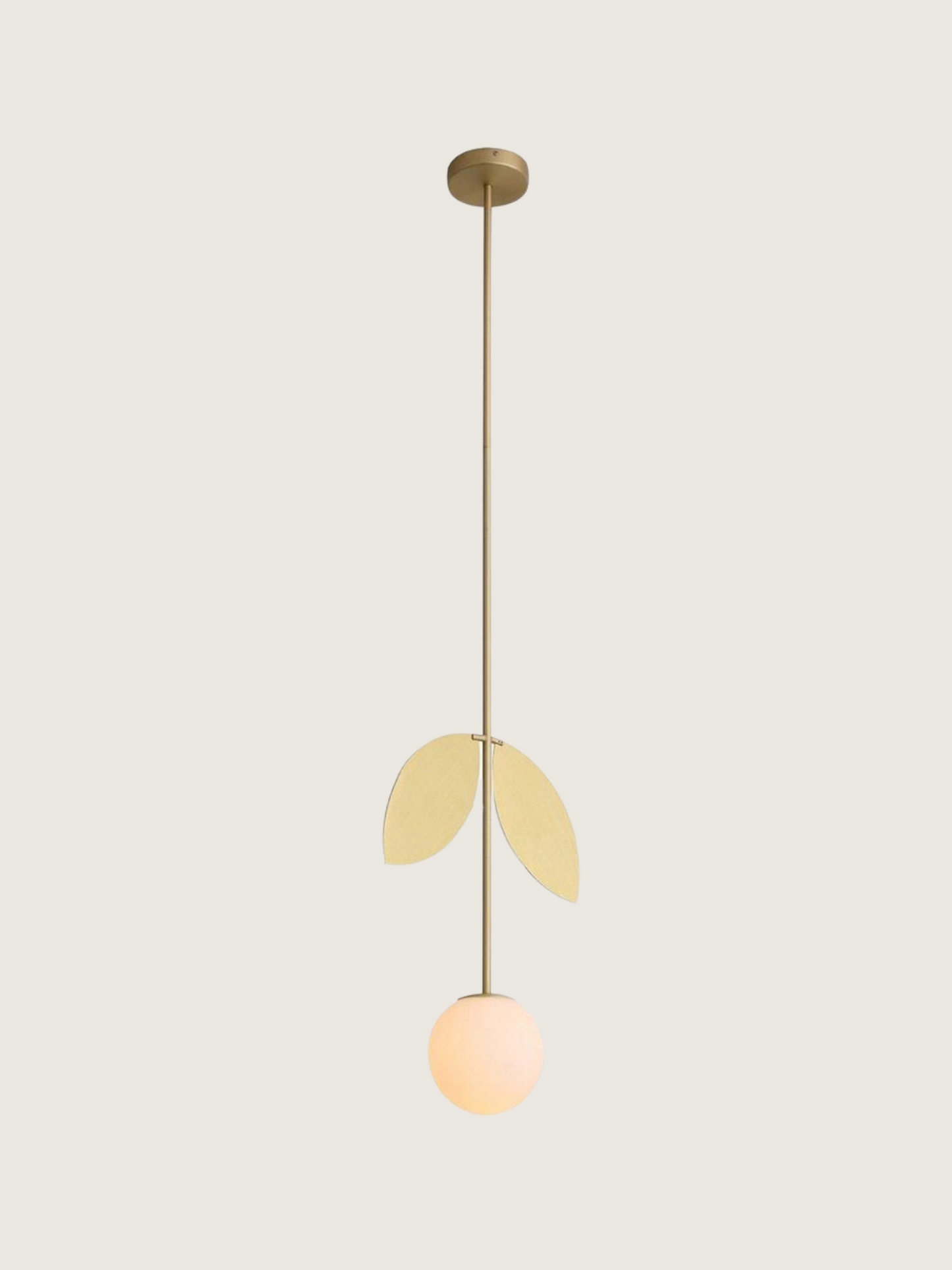 Elegant Glass Pendant Lighting Lamp - Gold