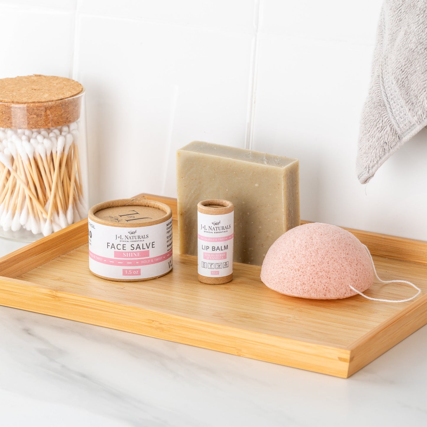 Eco-Friendly & All Natural Simple Skincare Kit - for Oily, Sensitive, Dry, Mature, Dull Skin